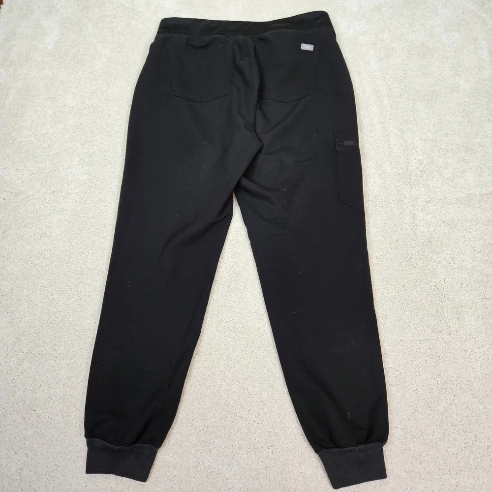 FIGS Women's Technical Collection Black Jogger Scrub Pants Technical Fabric Sz L